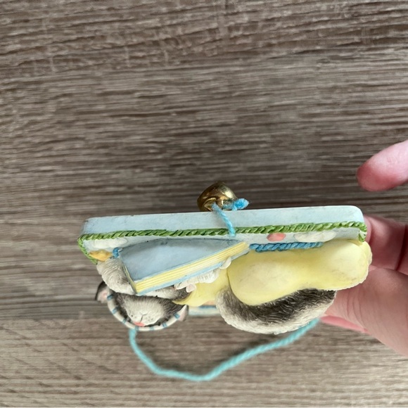 Enesco Calico Kittens Hanging Plaque, “Cats are Angels With Fur” 1996 - Picture 5 of 12